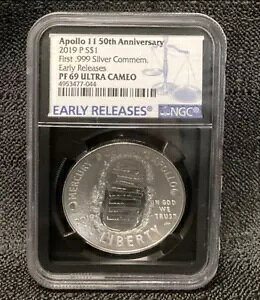 2019-P $1 �A�|�� 11 �� 50 ���N�L�O �V���o�[ �R���� NGC PF69 ER �E���g�� �J���I