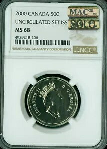 2000 Ji_ 50 Zg NGC MS68 PQ MAC SOLO ōO[h X|bgX *