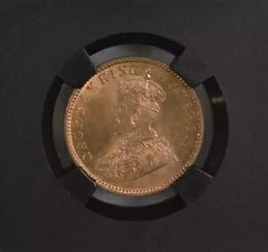 1935 C KG V ueBbV Ch 1/4 Ai ubN RA - NGC O[h MS 66 RD