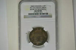 Ji_: 1842 n[tyj[ - PC-1A2 wr[ c[Y - gI[s - NGC AU-50 BN