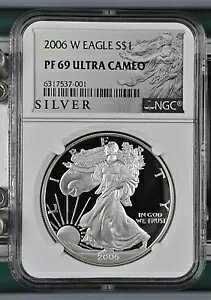 2006 �v���[�t �A�����J�� �V���o�[ �C�[�O�� NGC PF-69 �E���g�� �J���I 1oz