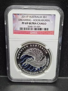 2011 fBXJo[ I[XgA 1 IX Vo[CJZ~ h[~O V[Y-NGC PF69 UCAM