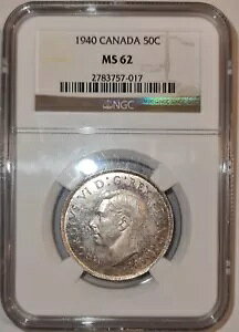 Ji_ / 1940 50 Zg W[W 6  - NGC MS62 !!!