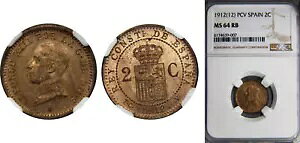 �X�y�C�� 1912 PCV 2 �Z���e�B���X �u�����Y 95 �� 4 �� 1 ���� NGC MS64