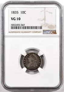 1835 �L���b�v�h �o�X�g �_�C�� 10C NGC VG 10