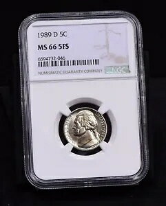 1989-D �W�F�t�@�[�\�� �j�b�P�� - NGC MS66 5FS (#48665-L)