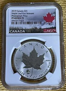 2019 $5 �J�i�_ 1�I���X �V���o�[ ���[�v�� ���[�t NGC PF69 �t�H�m�O���t �v���C�x�[�g ���o�[�X �v���[�t FR