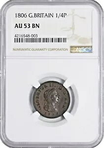 1806 AU53 BN �O���[�g�u���e�� �t�@�[�W���O 1/4 �y�j�[ NGC KM 661