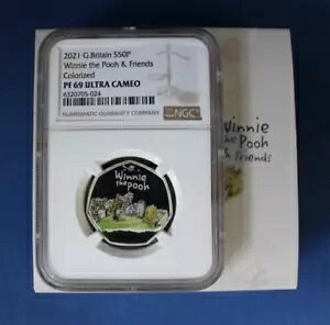 2021 Vo[ v[t 50 yX RCu܂̃v[vNGC O[h PF69 P[X & COA t