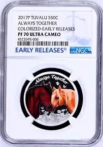 2017 �c�o�� �I�[���E�F�C�Y �g�D�Q�U�[ �z�[�X�Y ���u �J���p�j�[ �V���o�[ �v���[�t NGC PF70 1/2oz �R�C��