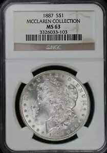 1887-P $1 K Vo[ _[ NGC MS 63 |}N[ RNV  UNC