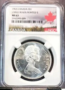 1965 Ji_ Vo[ 1 h [W r[Y |Cebh 5 NGC MS 63 󏭂Ȕ PL i