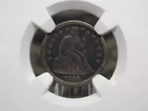 1856 "O" Seated Liberty SILVER Dime 10c NGC VF ڍ #002 Very Fine ECC&C Inc