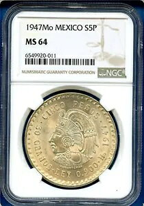 1947 Mo LVR NGC MS64 Vo[ 5 y\ S5P VR y\ RC NAEebN MS-64