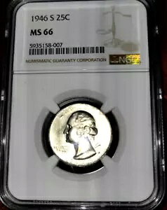 f炵A1946-S NGC MS66 Vg NH[^[!̉HIWF/uI