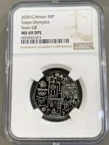 2020 `[ GB  2020 IsbN 50 yX 50 yX RC NGC MS69 DPL 