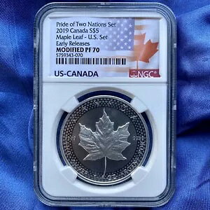2019 S$5 �V���o�[ �J�i�_ ���[�v�� ���[�t�ANGC �C�� PF70�APRIDE OF TWO NATIONS