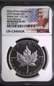 2019 $5 �J�i�f�B�A�� �V���o�[ ���[�v�� ���[�t NGC �C�� PF70 �v���C�h �I�u �c�[ �l�[�V�����Y ER