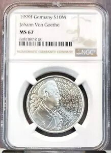 1999 hCc Vo[ 10 }[N n tH Q[e NGC MS 67 uCg WF BU gbv |bv
