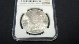 1880-S ���[�K�� �V���o�[ �h�� NGC MS64 (2767)
