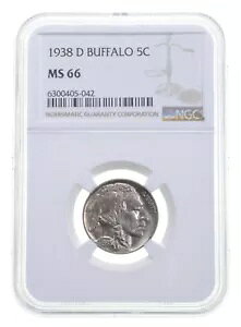 1938-D �o�b�t�@���[ �j�b�P�� NGC MS66 �f���炵���J�~�\���̂悤�ȉs����� ����̂�����