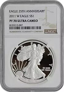 2011 W 25 NLOv[t AJ Vo[ C[O NGC PF70 Eg JI SKU 2