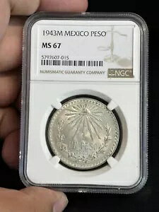 1943M ���L�V�R �V���o�[ �A�� �y�\ �R�C�� NGC �F�� MS 67