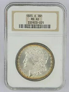 1885 O ���[�K�� �V���o�[ �h�� ���͓I�Ȕ��������F NGC MS 65 ���B���e�[�W �X�g�b�N