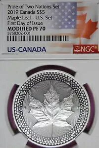 2019 NGC �C�� PF70 �J�i�_ ���[�v�����[�t ���s���� $5 �h�� #B45768