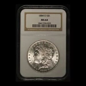 1884-O $1 ���[�K�� �V���o�[ �_���[ NGC MS64 - �������� �č�