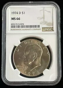 1974-D 1 h AC[n[ h NGC MS66