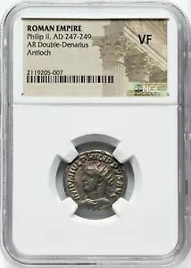 ���[�}�鍑 �t�F���y 2 �� AD 247-249 AR �_�u���f�i���E�X NGC VF