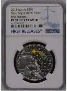 NGC PF69 FR 2018 I[XgA 200 N 悵̖ NX}X 20E v[t