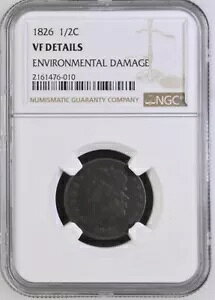 1826 �N���V�b�N �w�b�h �n�[�t �Z���g 1/2C - NGC VF �ڍ� (������)