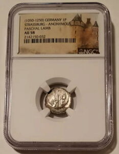 hCc Strassburg Anonymous (1050-1250) Vo[ tFjq pXJ  AU58 NGC