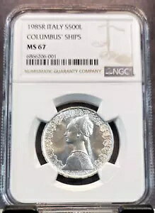 1985 C^A Vo[ 500  RoX VbvX NGC MS 67  BU gbv |bv