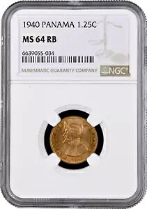 pi} 1.25 ZeV 1940ANGC MS64 RBAupi}a (1904 - 1960)v