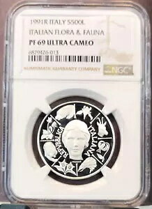 1991 C^A Vo[ 500  C^A̓A NGC PF 69 Eg JI 