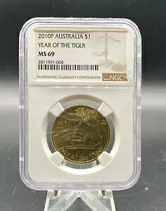 2010 $1 I[XgA Lunar - ДN $1 NGCMS69 RCɒ POP3