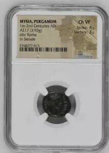 NGC ���[�}�� �u�����Y AE17�APERGAMUM�ARoma & Senate �^�C�v�A�O���[�h�uChoice Very Fine�v