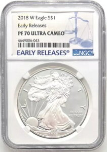 2018-W Eagle $1 [X PF70 Ultra Cameo NGC