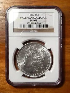 1886 P K Vo[ _[ NGC O[h MS63 ~ }N[ RNV