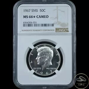 1967 SMS �P�l�f�B �n�[�t�_���[ NGC MS 66 �X�^�[ �J���I