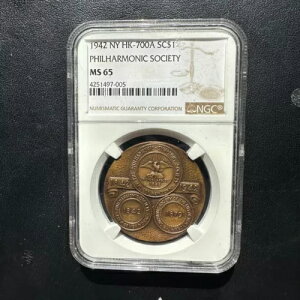 NGC 1942 NY HK-700A SC$1 �t�B���n�[���j�[���� MS 65