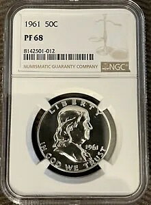 1961 PF68 50C �V���o�[ �v���[�t �t�����N���� �n�[�t�_���[ NGC �u���E�� ���x��
