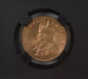 1928 C KG V ueBbV Ch 1/4 Ai ubN RA - NGC O[h MS 66 RD