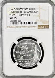1927 �`���[���Y �����h�o�[�O & �`�F���o���� �t���C�g ���_�� - MS65 NGC - �g�[�N��