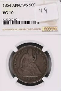 1854�N ���ȃ��o�e�B �V���o�[ �n�[�t�_���[ ���t�� NGC VG-10 #9-001