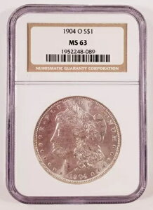 1904-O 1 h݃K h NGC ɂ MS-63 ƂĊit܂BS[WXȃ[KI
