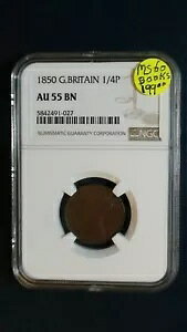 1850 p 1 NH[^[ yj[ NGC AU55 BN 1/4P RC̔iŔ̔܂!